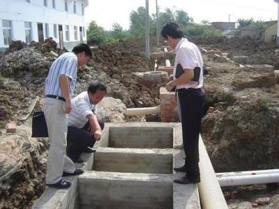 管网及生化池施工